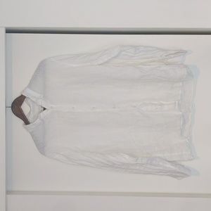 Abercrombie and Fitch White Linen shirt